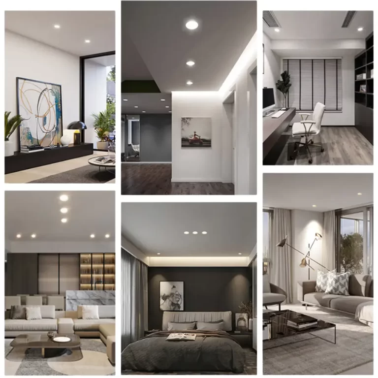 Đèn LED âm trần DL lắp cho trần thạch cao hiện đại