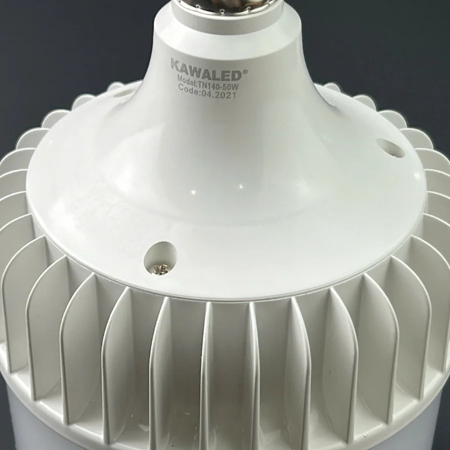 Thân đèn LED bulb trụ Kawaled TN140-50W bằng nhôm đúc tản nhiệt tốt