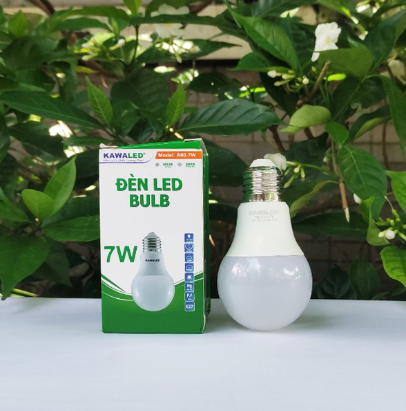 Đèn LED bulb tròn Kawaled 7w