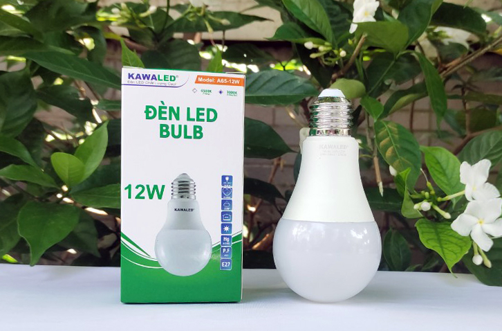 Đèn LED bulb tròn Kawaled 12w