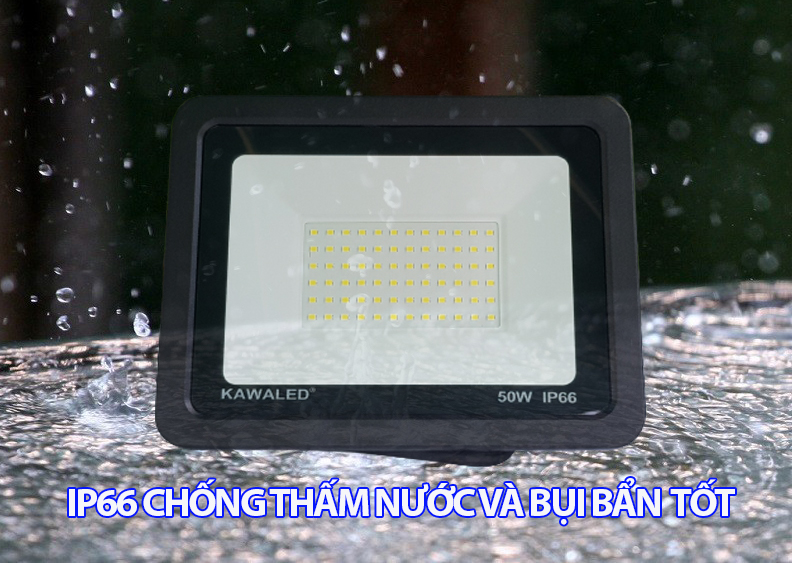 Đèn Led chiếu sáng ngoài trời IP66 chống thấm nước và bụi bẩn tốt