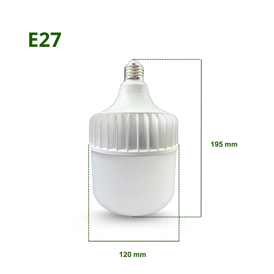 Giải pháp chiếu sáng tiết kiệm cho nhà xưởng, kho bãi với đèn LED bulb TN120-40W đui E27 dễ lắp đặt và chi phí thấp.