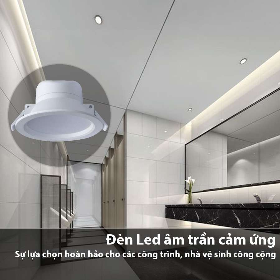 Đèn led âm trần cảm ứng sự lựa chọn hoàn hảo cho nhà bạn