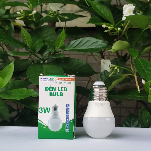 Đèn LED bulb tròn Kawaled 3w