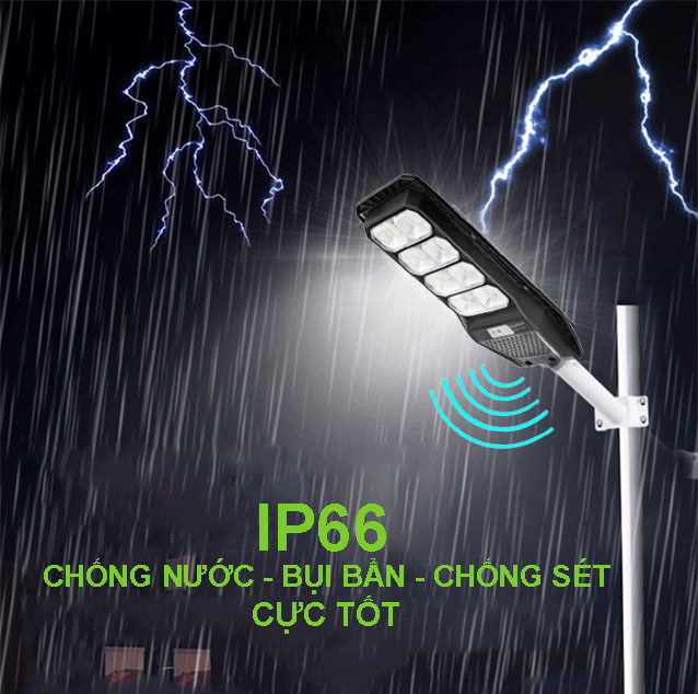 Chỉ số IP66 chống nước và bụi bẩn cực tốt