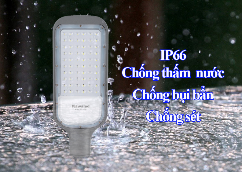 Chỉ số IP66 chống thấm nước và bụi bẩn hiệu quả