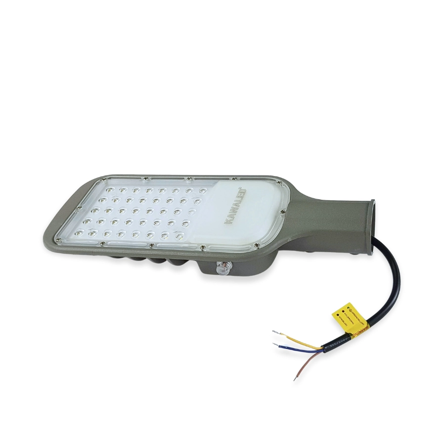 Đèn led đường phố Kawaled SST-30W nằm ngang có dây điện kết nối