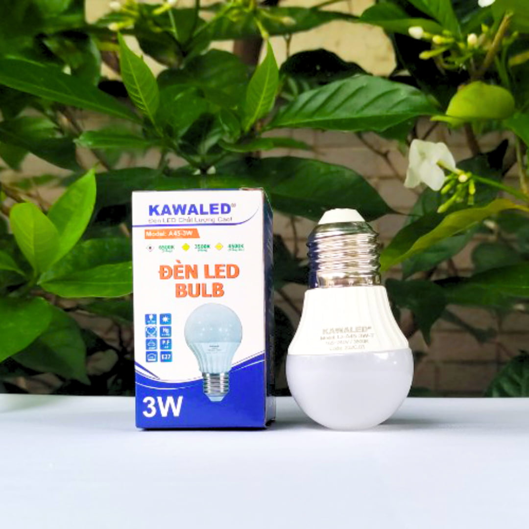Đèn led bulb 3W – ánh sáng dịu nhẹ, tiết kiệm điện