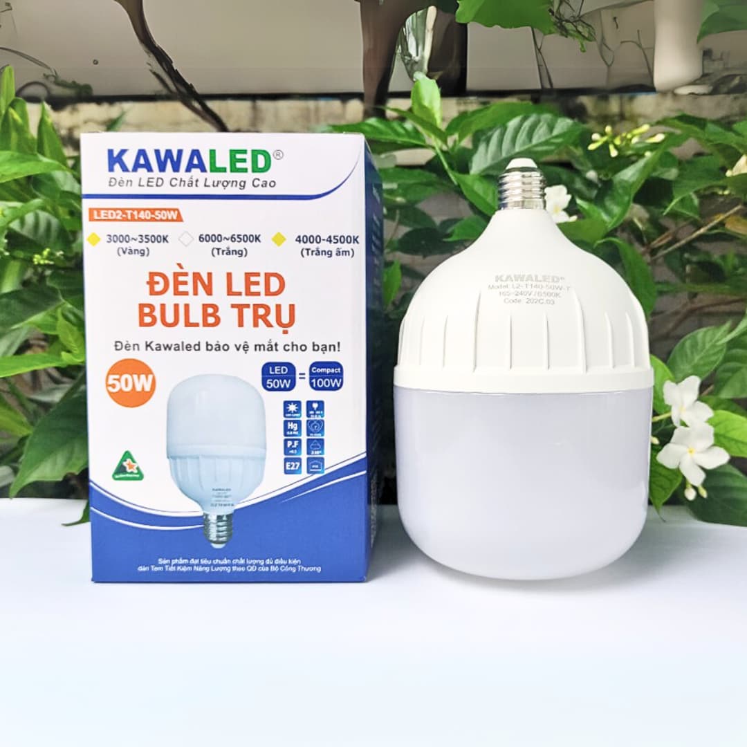 Bóng LED bulb Kawaled 50W dùng thực tế