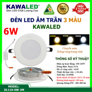den-led-am-tran-3-che-do-mau-dl110-6w-3m