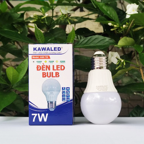 Đèn Led bulb tròn thân nhựa 7w