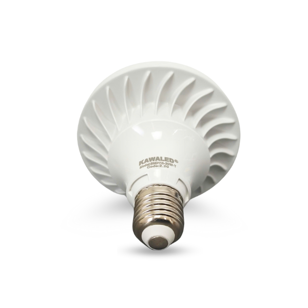 mặt dưới đèn led đĩa bay 40W Kawaled đui xoáy E27