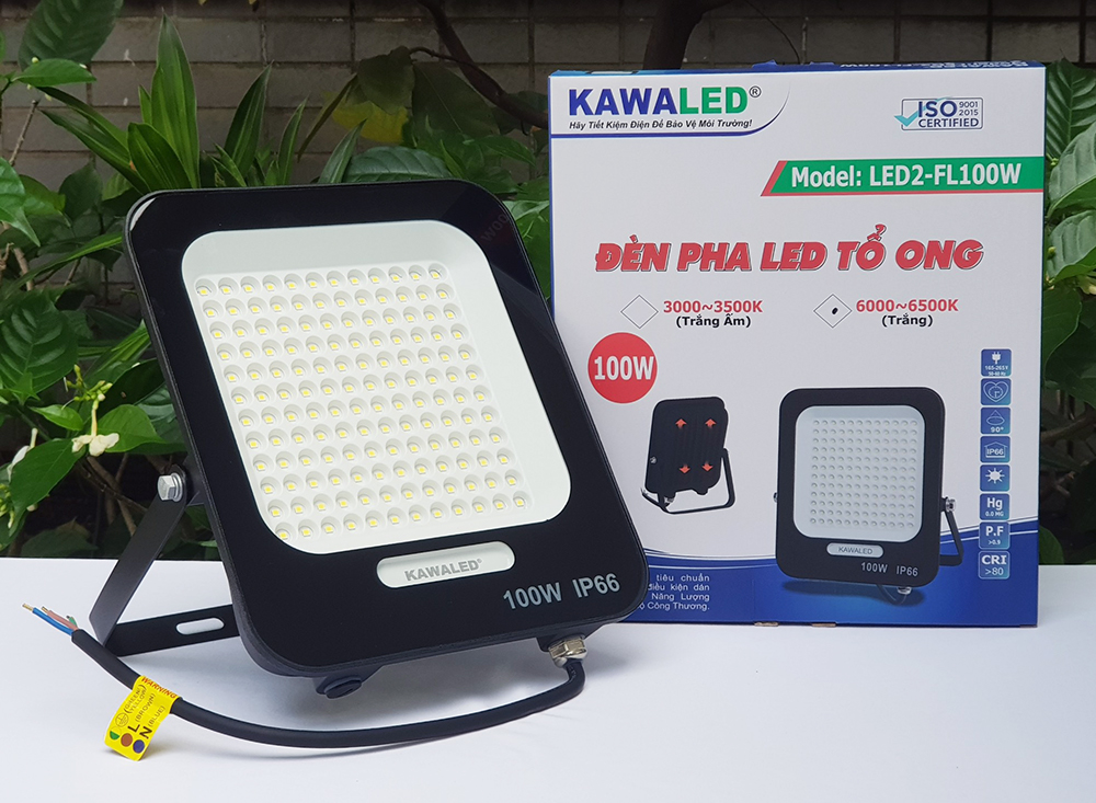 Đèn pha led tổ ong Kawaled FL-100W