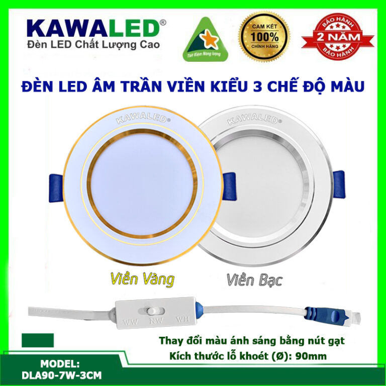 den-led-am-tran-3-mau-dla90-7w-3cm