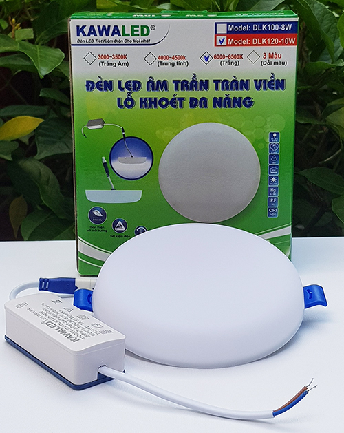 Đèn led âm trần tràn viền DLK100-10W