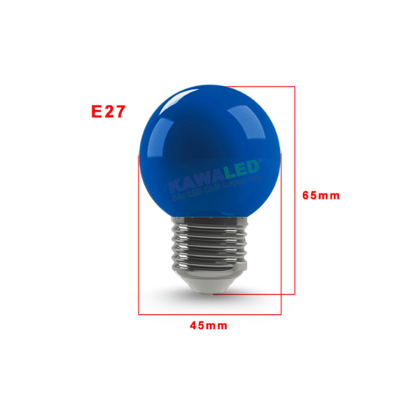 Kích thước chuẩn bóng đèn led trang trí 2W Kawaled