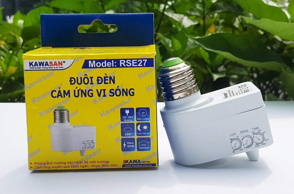 Đui đèn cảm ứng vi sóng RSE27 