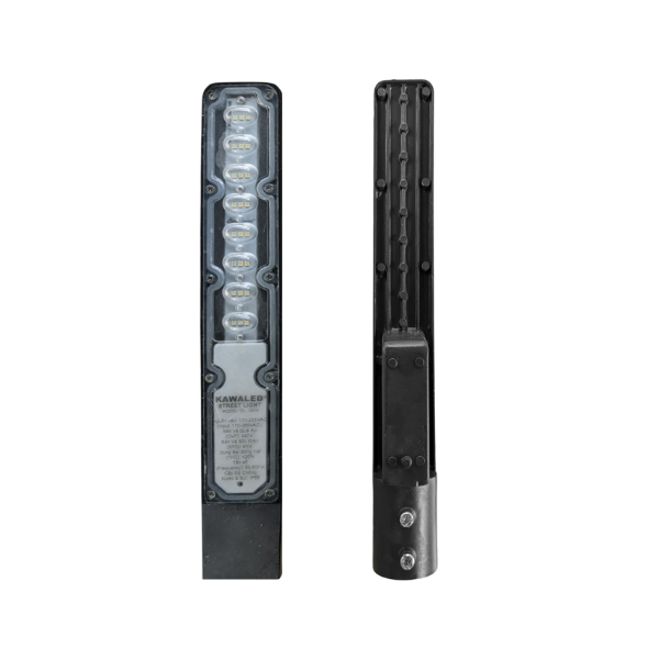 Đèn LED sân vườn GL-24W trước và sau – nhỏ gọn tiết kiệm