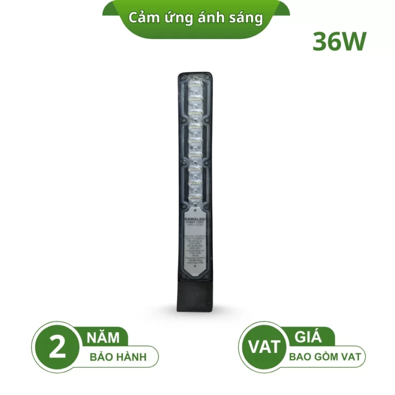 Đèn LED sân vườn GLS-36W cảm ứng ánh sáng, tiết kiệm điện, ánh sáng rõ nét
