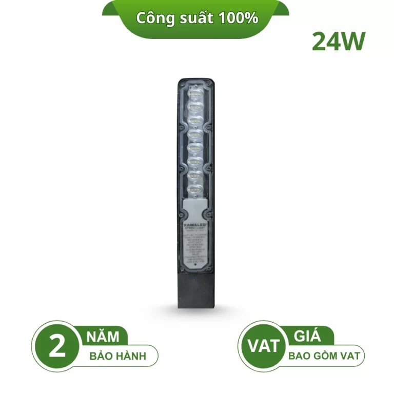 Đèn LED sân vườn GL-24W cảm ứng ánh sáng nhỏ gọn, tiết kiệm năng lượng