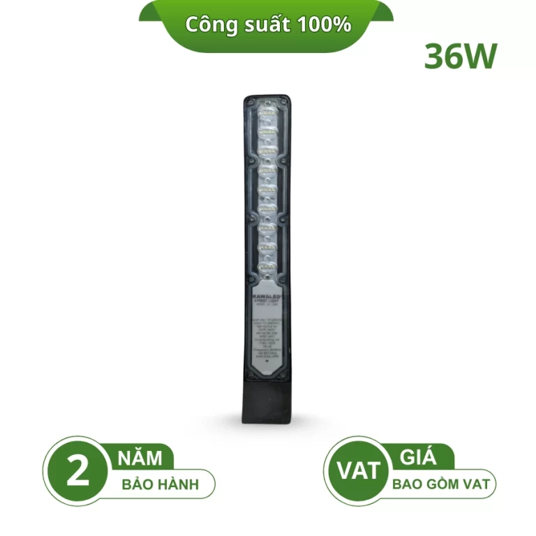 Đèn LED sân vườn GL-36W cảm ứng ánh sáng tự động, ánh sáng mạnh rõ