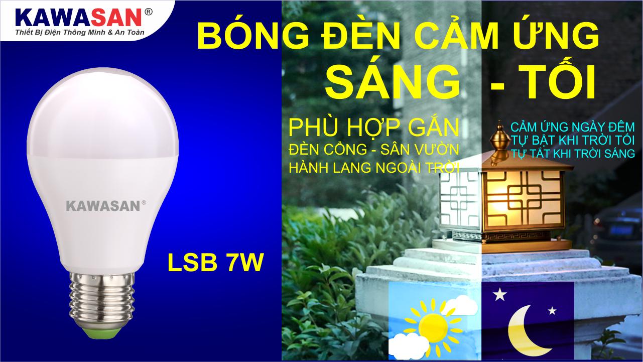 Ứng Dụng Bóng Đèn Cảm Ứng Ánh Sáng - LSB7W