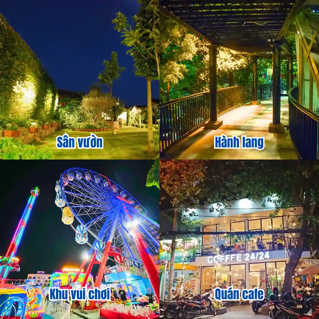 Ứng dụng đèn đường cảm ứng ánh sáng ngoài trời