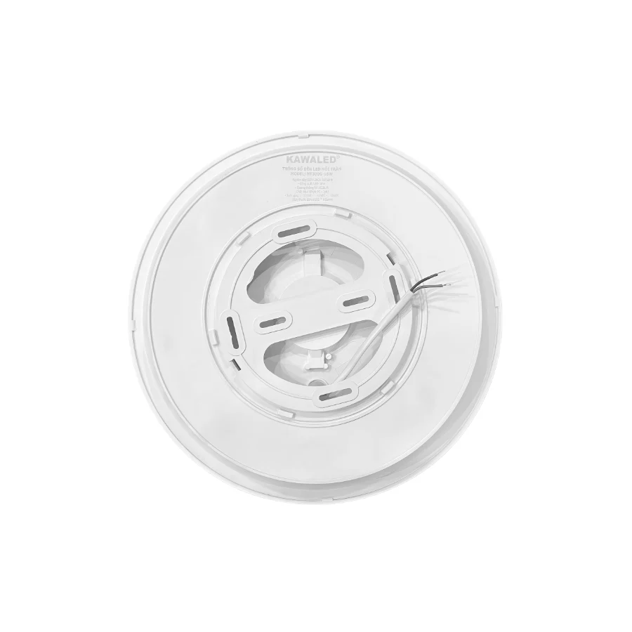 Mặt sau đèn LED ốp trần Kawaled NT300G-18W với khung nhựa PC bền bỉ