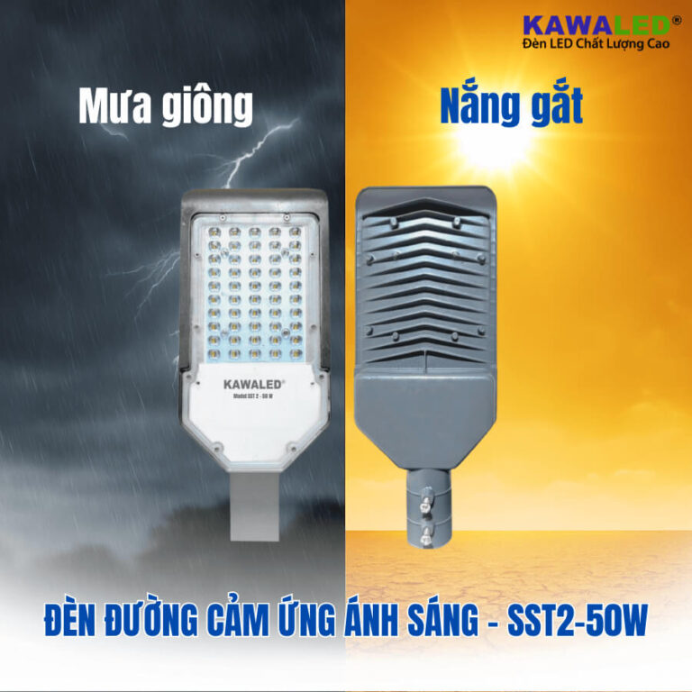 Đèn SST2-50W phù hợp cho khu vực có thời tiết khắc nghiệt