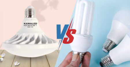 So sánh đèn LED đĩa bay Kawaled và đèn led thường