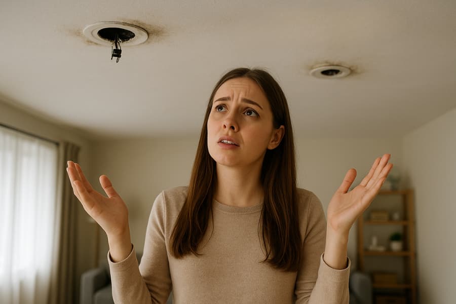 Bóng đèn trần nhà hư hỏng do lắp đặt sai kỹ thuật