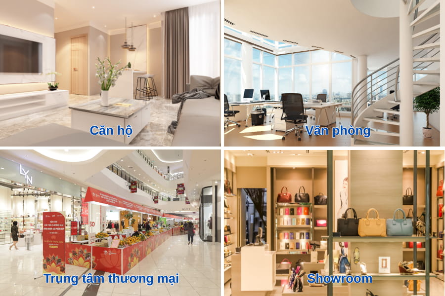 Đèn LED đĩa bay lắp trong căn hộ, văn phòng, trung tâm thương mại