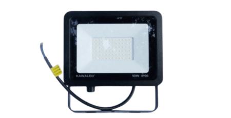 đèn pha cảm ứng Kawaled 50W, đèn pha sân vườn lắp ngoài trời