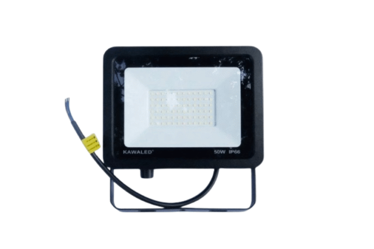 đèn pha cảm ứng Kawaled 50W, đèn pha sân vườn lắp ngoài trời
