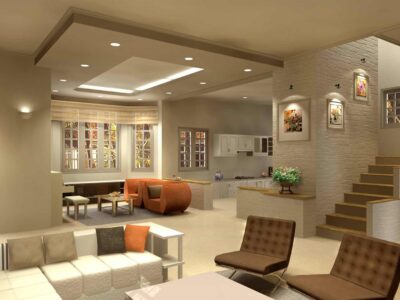 Đèn led âm trần phù hợp lắp trên trần nhà thạch cao, tường, hàng lang,...
