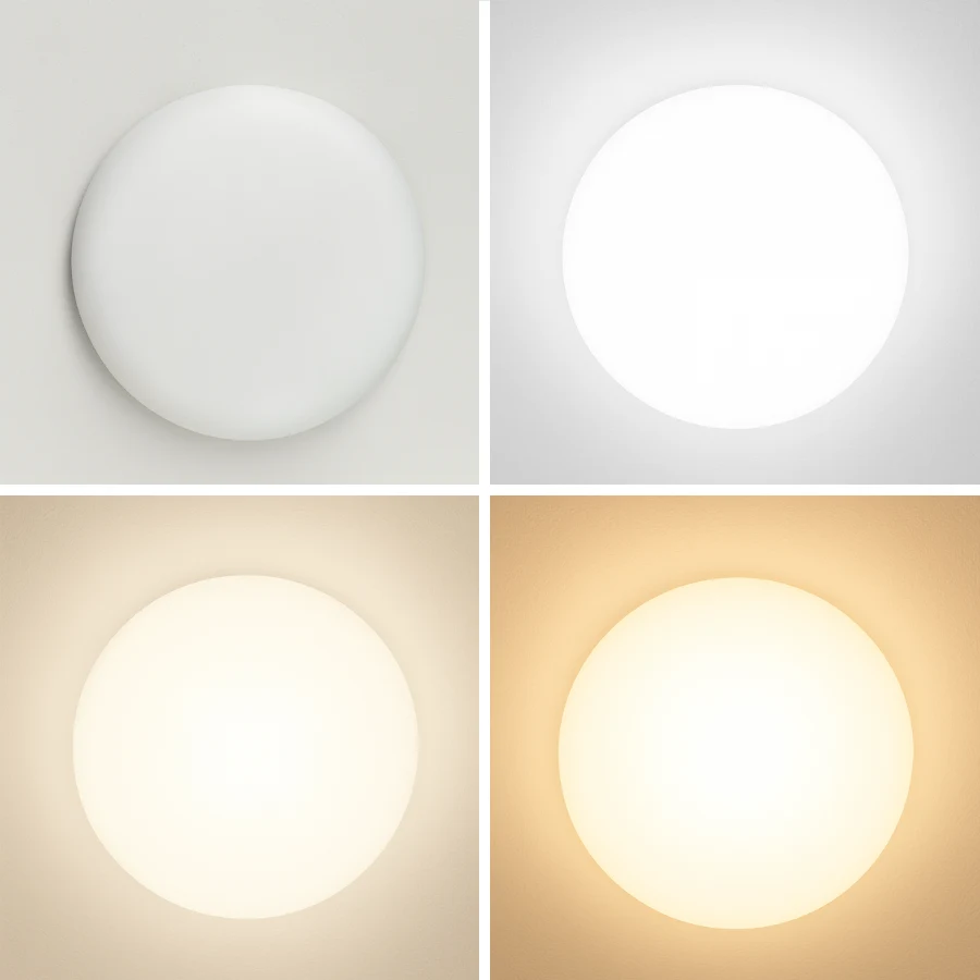3 chế độ ánh sáng của đèn LED âm trần DLK Kawaled: trắng, trung tính, vàng