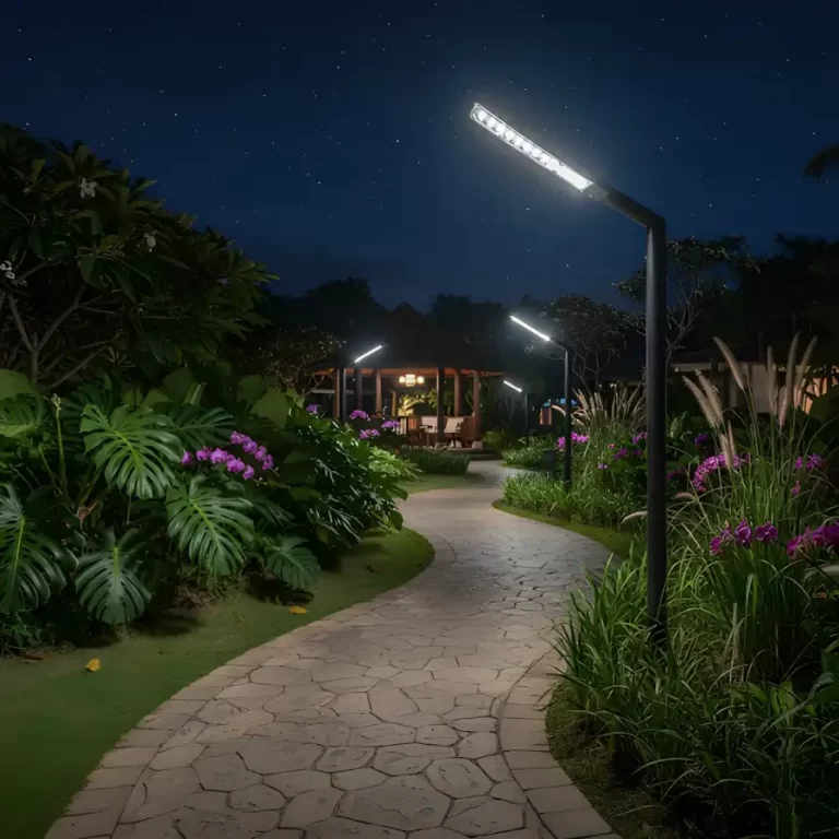 Đèn sân vườn GLS-24W chiếu sáng lối đi khu nghỉ dưỡng, ánh sáng hiện đại, tiết kiệm điện