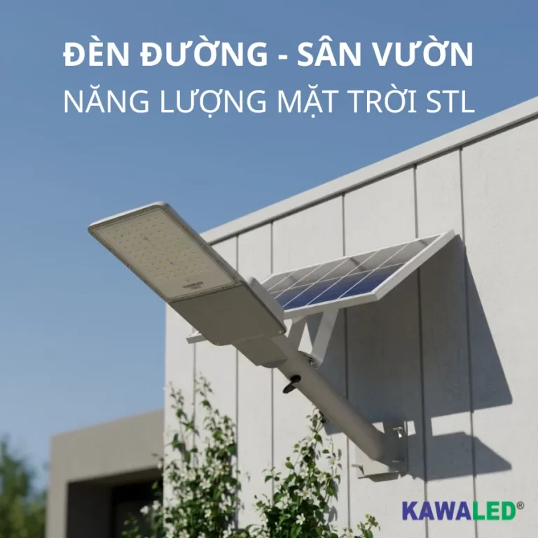 Đèn đường năng lượng mặt trời STL lắp sân vườn ngoài trời