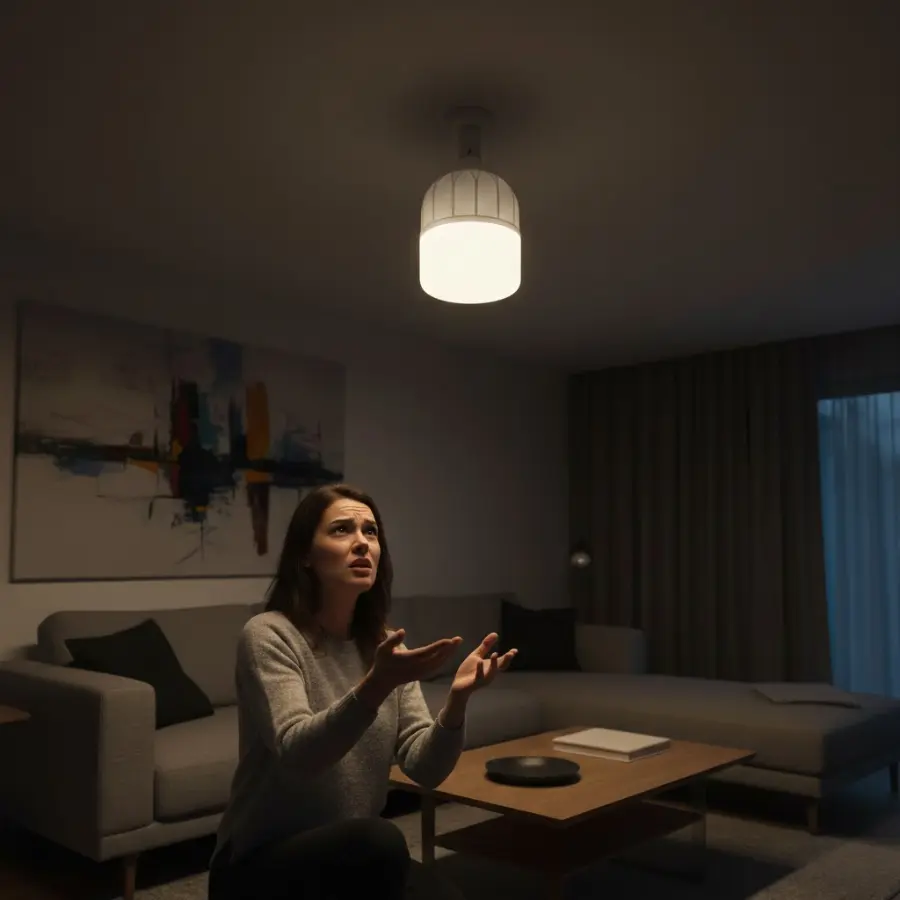 Người dùng khó chịu khi đèn LED nhấp nháy do linh kiện kém.