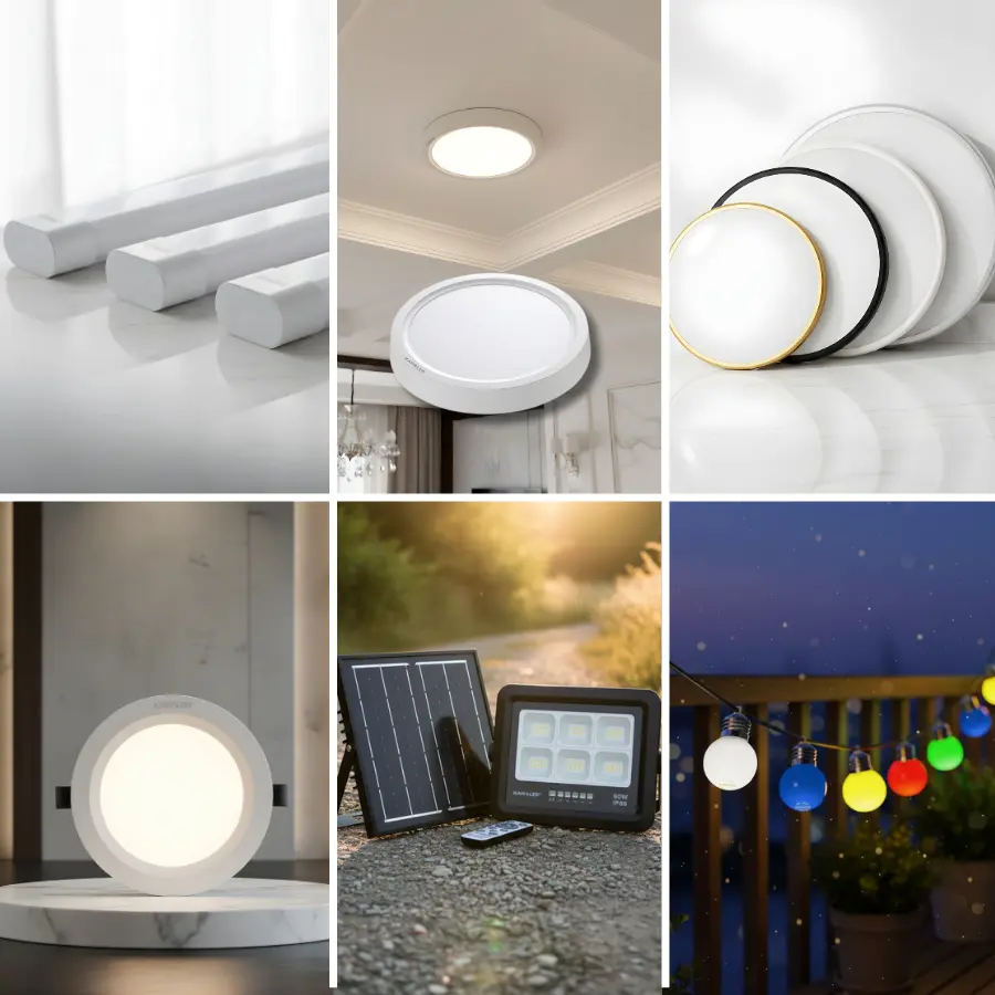 Các loại đèn LED chiếu sáng nên lắp khi sửa nhà cuối năm