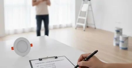 Checklist chọn đèn LED trần cho nhà sửa lại trước khi lắp đặt