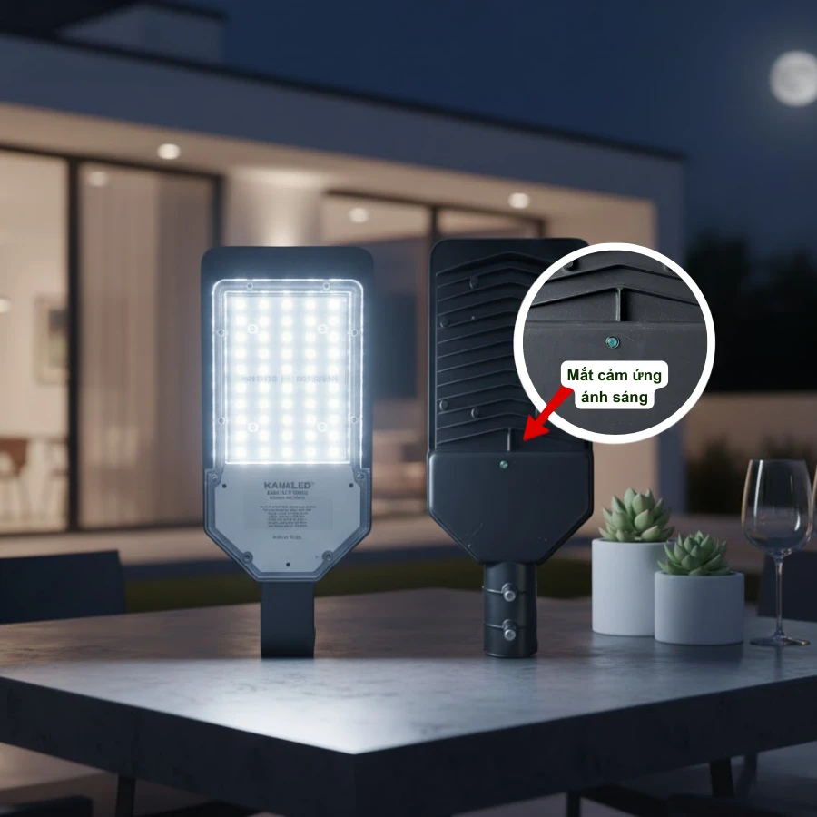 Đèn LED cảm ứng ánh sáng SST2 với cảm biến quang tự động bật tắt