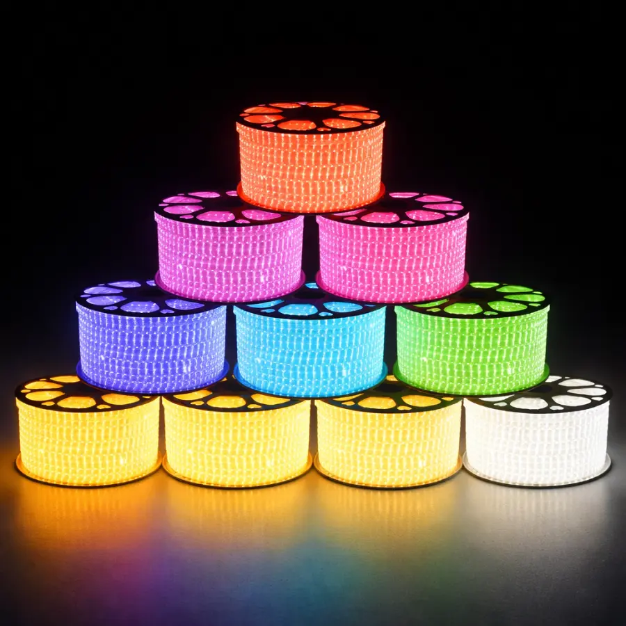 Đèn LED dây 2 hàng bóng FL-2H-2835 chiếu sáng thực tế không nhấp nháy