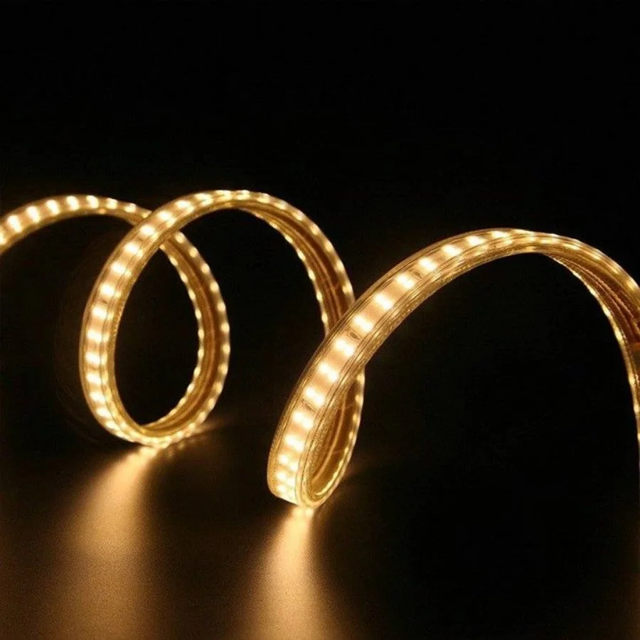 LED dây trang trí nội thất hắt trần phòng khách và cầu thang