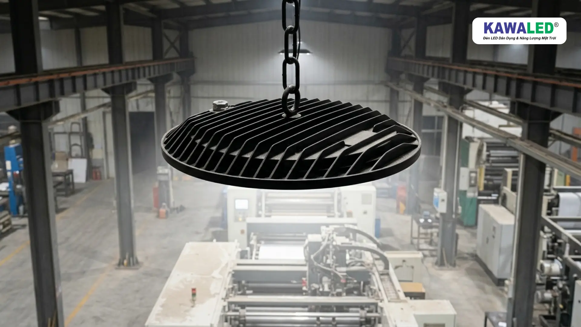 đèn highbay 200w treo trần tản nhiệt tốt