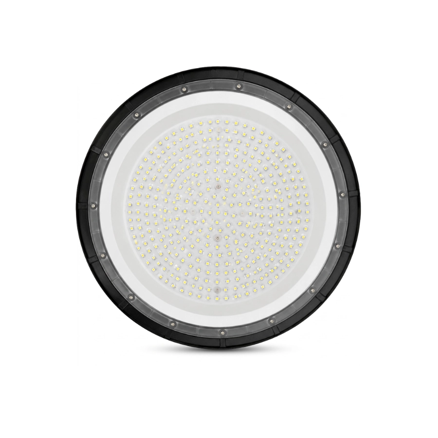 Mặt trước đèn LED Highbay HB1-200W với chip LED phân bổ đều