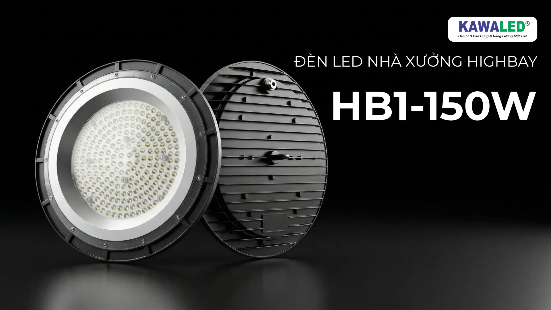 đèn led nhà xưởng 150w HB1 thiết kế chắc chắn ánh sáng mạnh