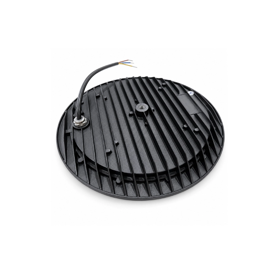 Thân sau đèn LED nhà xưởng HB1-100W thiết kế tản nhiệt tốt