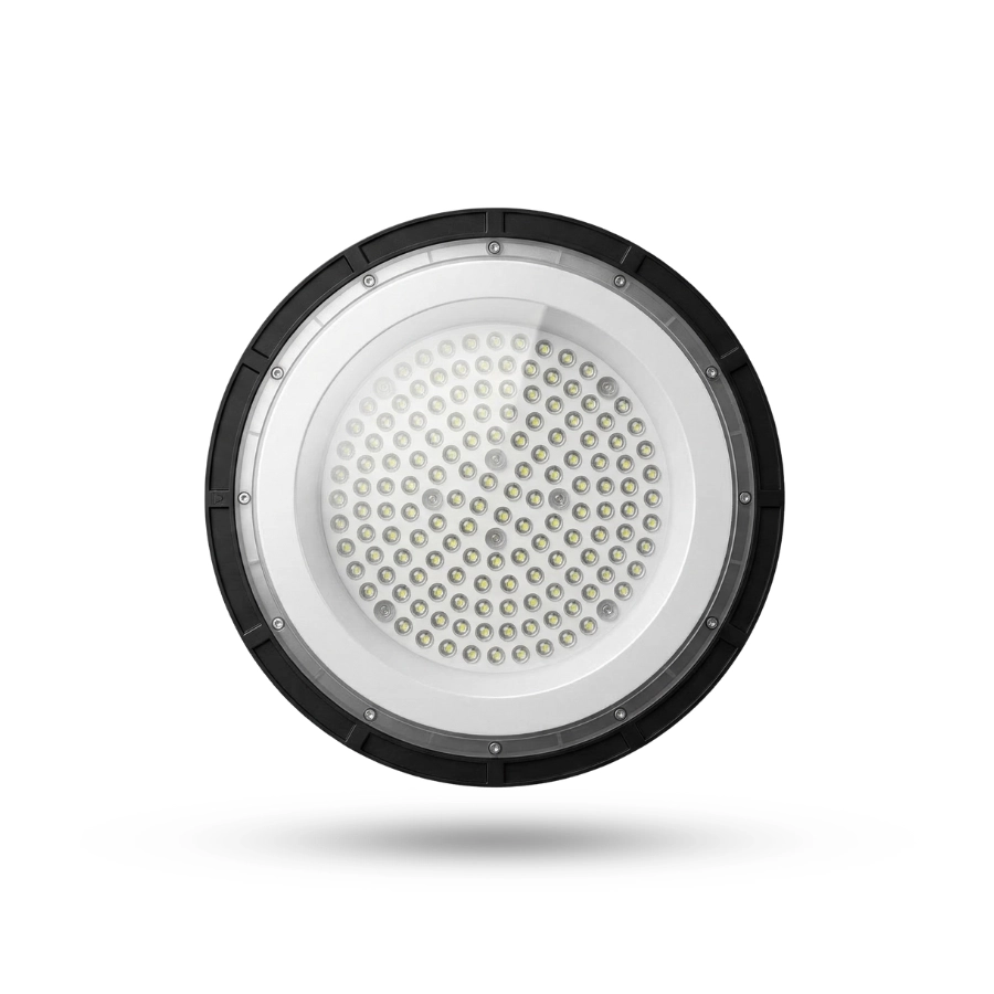 Đèn led highbay 100W HB1 mặt trước ánh sáng trắng