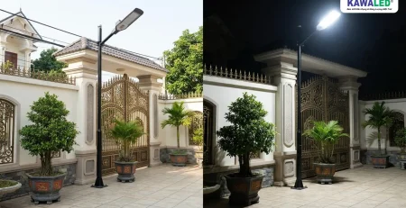 đèn cảm biến ánh sáng tự động bật ban đêm và tắt ban ngày